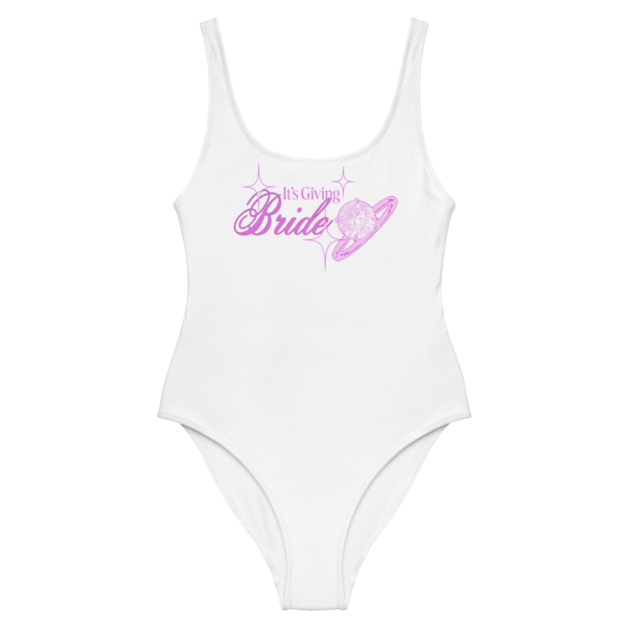 It's Giving Bride One-Piece Swimsuit