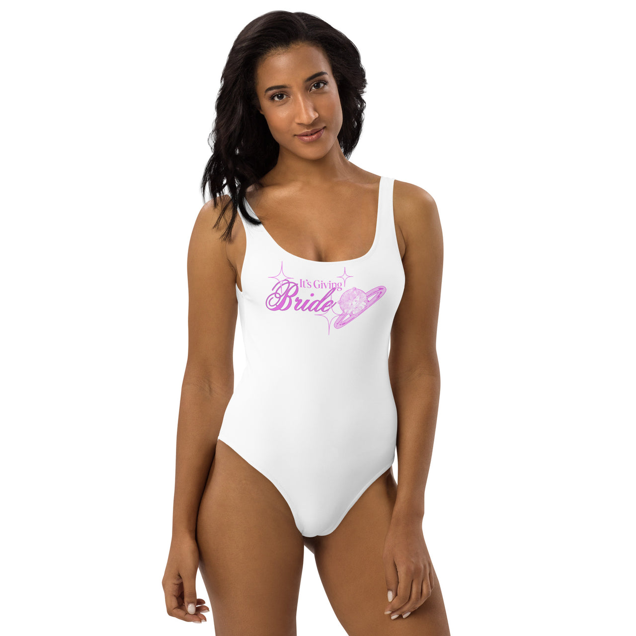 It's Giving Bride One-Piece Swimsuit