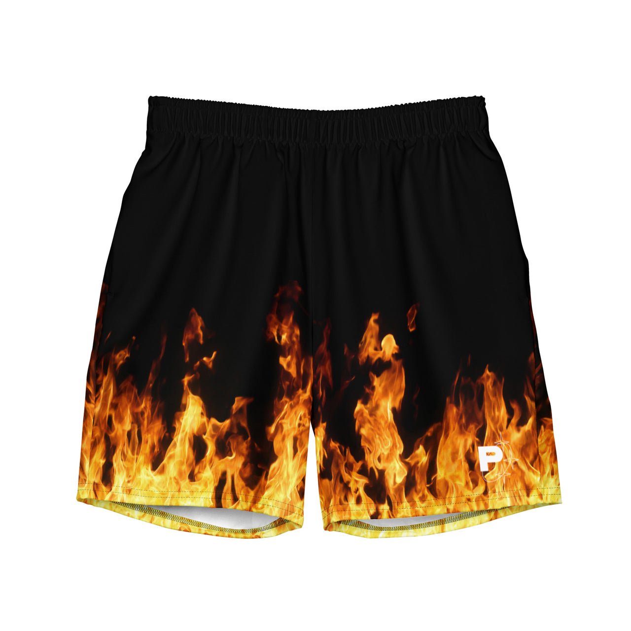 Flame swim trunks