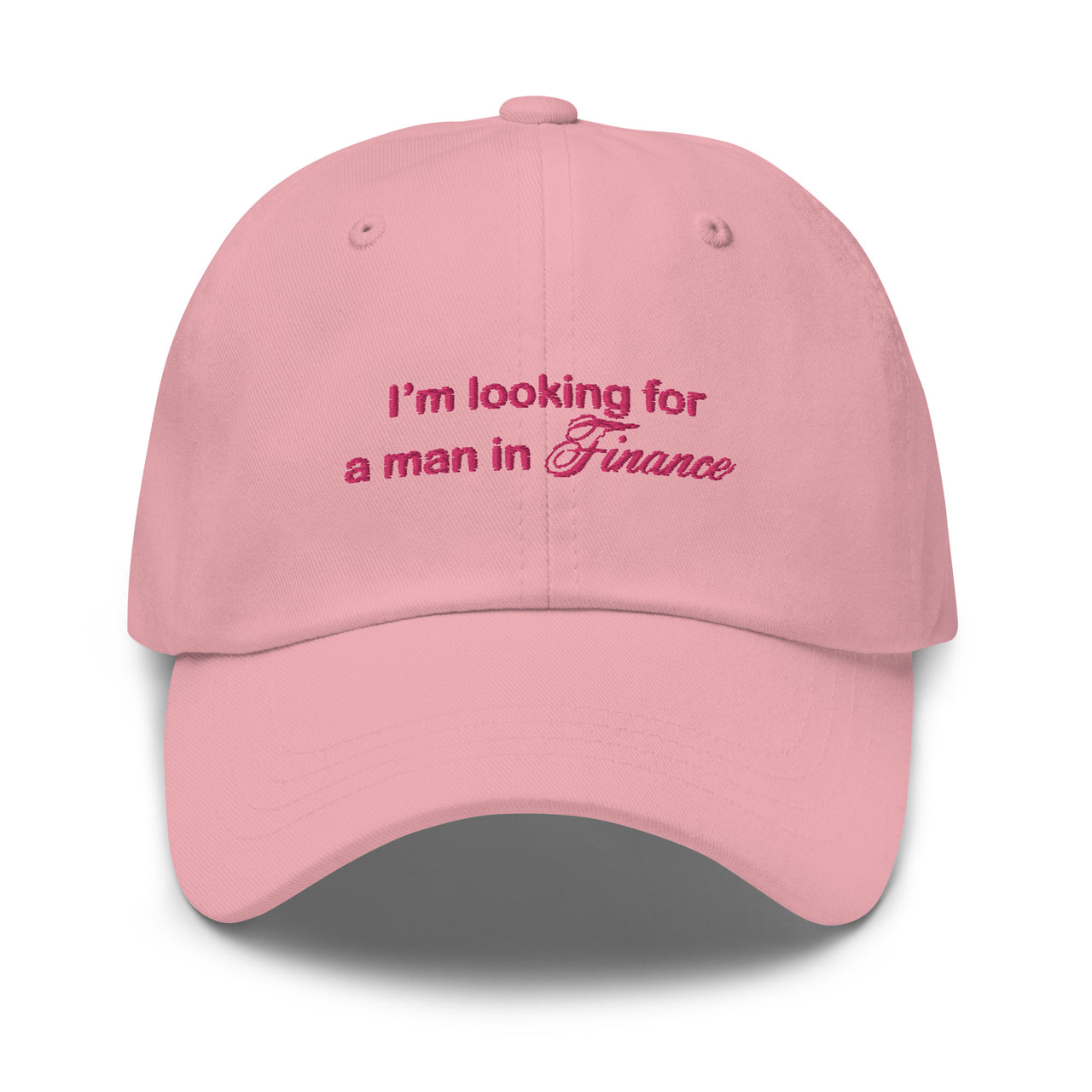 Looking for a man in Finance hat