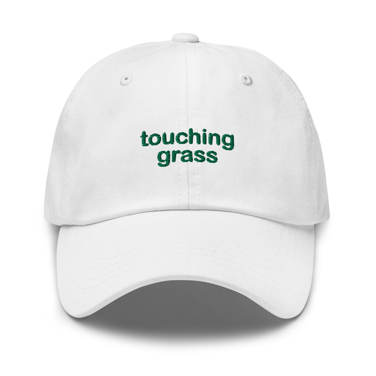 Touching Grass Dad hat