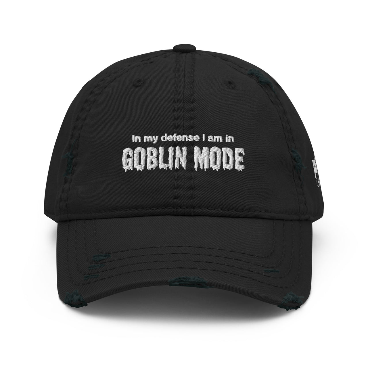 Goblin Mode Distressed Dad Hat