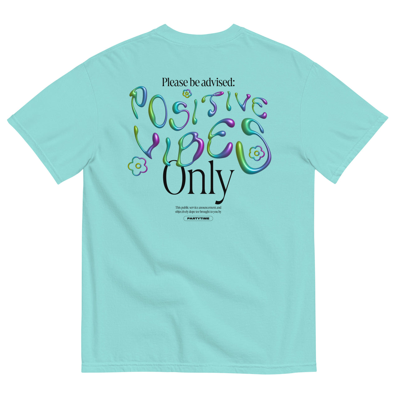 Good Vibes Only Unisex garment-dyed heavyweight t-shirt