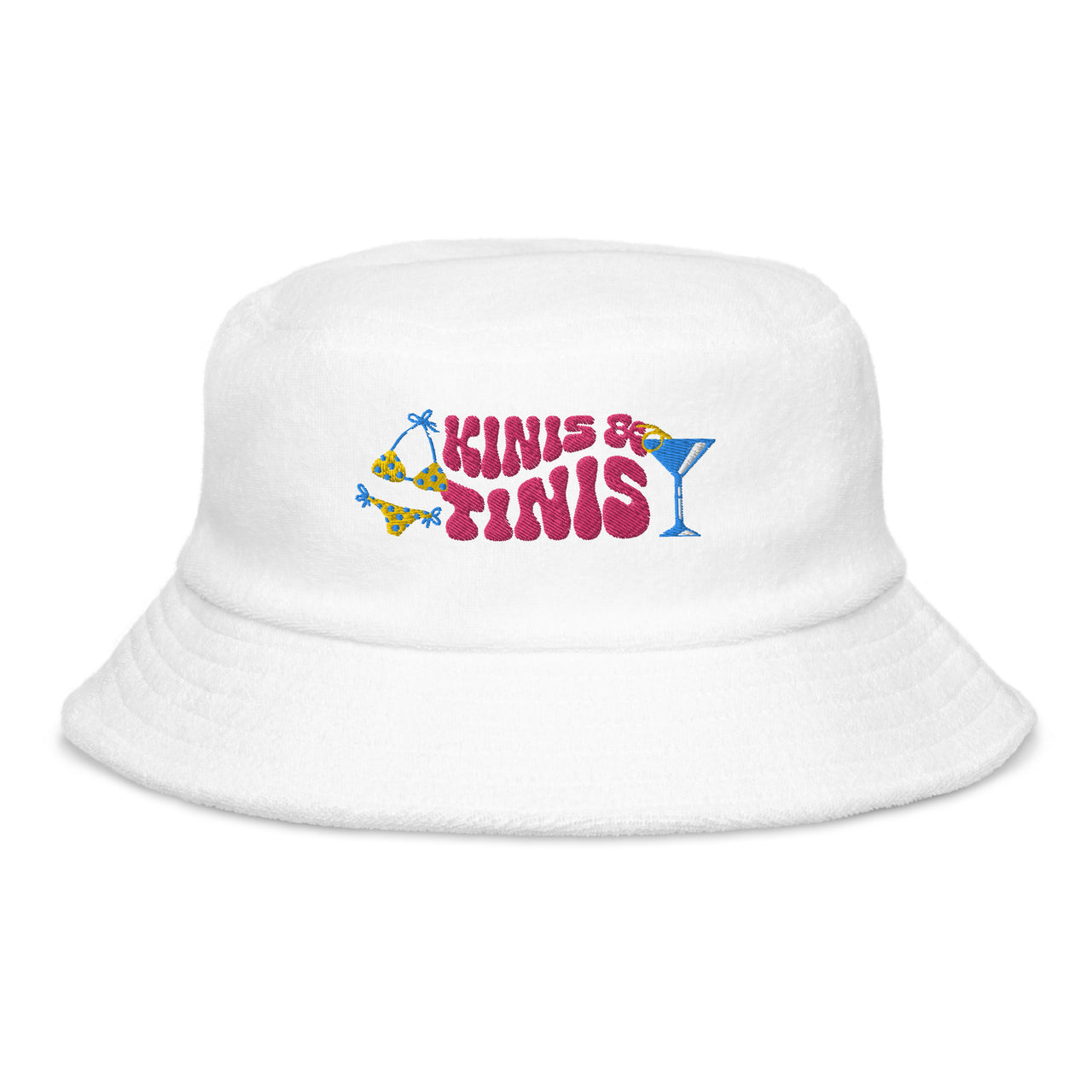 Kinis & Tinis terry cloth bucket hat