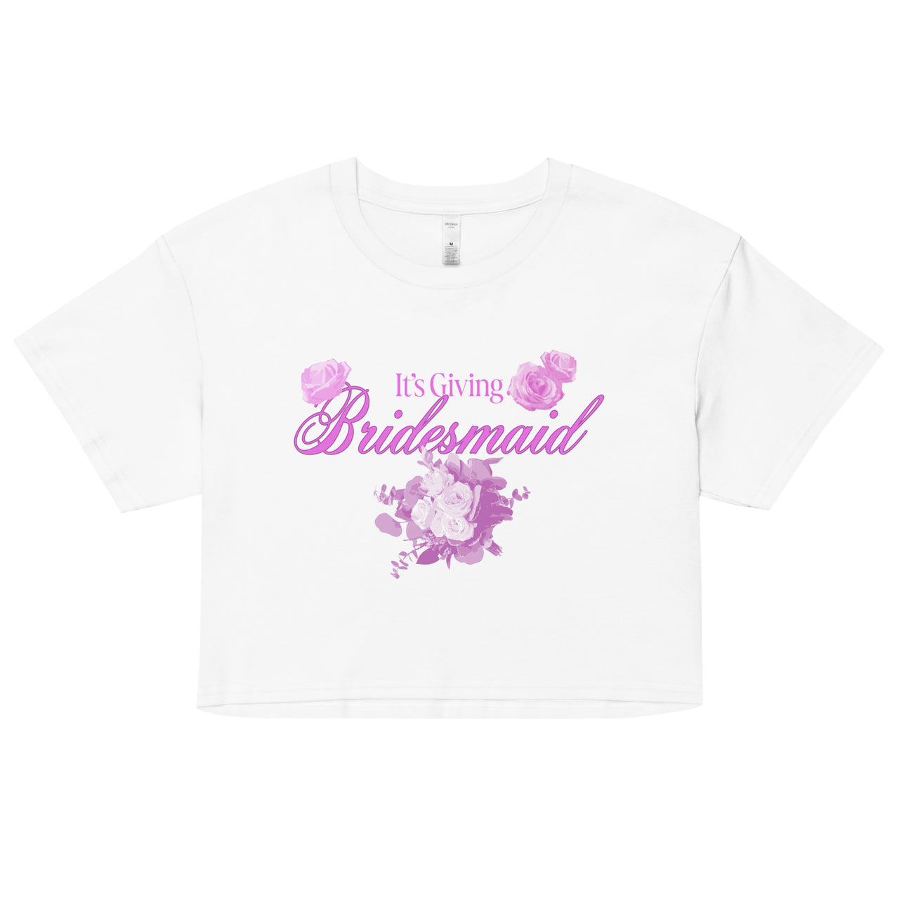 It's Giving Bridesmaid Women’s crop top